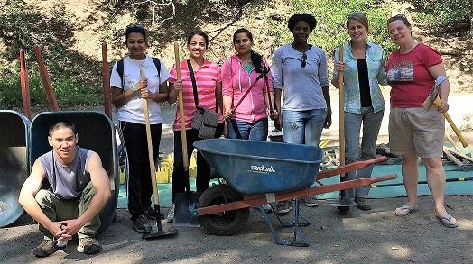 Photo of Graduate Students at Work Day.